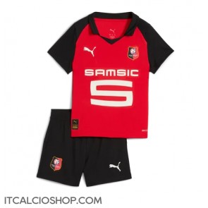 Stade Rennais Prima Maglia Bambino 2025-26 Manica Corta (+ Pantaloni corti)